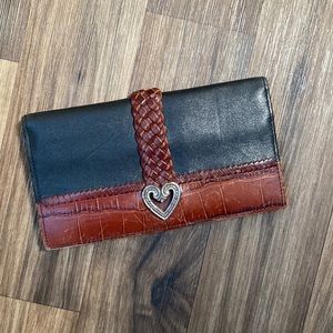 Brighton Leather Checkbook Wallet